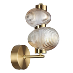 Бра с 2-мя рифлеными стеклянными шарами Marcelh Light варинант исполнения - 5 | Loft Concept в Тюмени