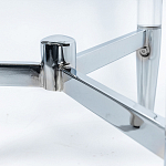 Приставной столик со стеклянной столешницей Deimos варинант исполнения - 4 | Loft Concept в Тюмени