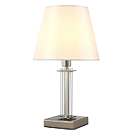 Настольная лампа с белым тканевым абажуром в форме конуса Laurent варинант исполнения - 2 | Loft Concept в Тюмени