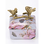 Фарфоровая шкатулка Bird talks варинант исполнения - 2 | Loft Concept в Тюмени