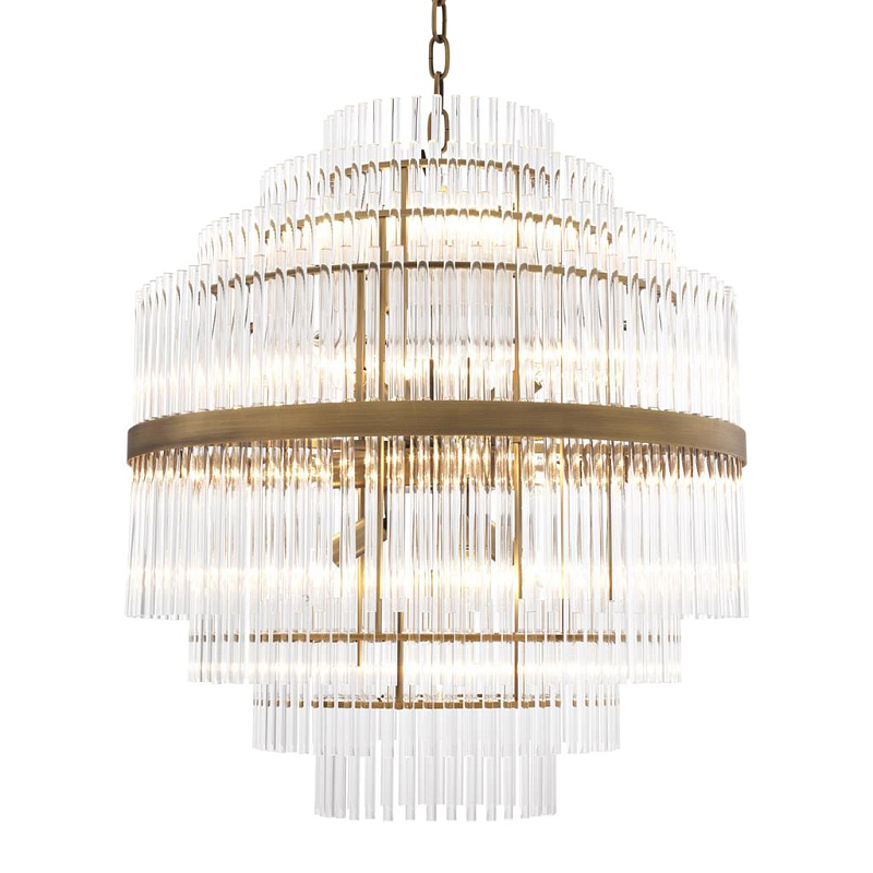 Люстра Chandelier East Латунь Античная полированная Прозрачный (Transparent) Люстра Chandelier East Латунь Античная полированная Прозрачный (Transparent) в Тюмени | Loft Concept