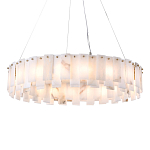 Люстра круглая декорированная натуральным камнем Stone Interior Accent варинант исполнения - 1 | Loft Concept в Тюмени