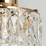 Потолочный светильник круглый с прозрачными подвесками Lunet варинант исполнения - 3 | Loft Concept в Тюмени