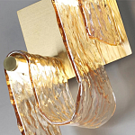 Бра волнистой формы из фактурного стекла Wave варинант исполнения - 8 | Loft Concept в Тюмени