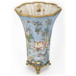 Фарфоровая ваза с изображением попугаев Eden Garden варинант исполнения - 3 | Loft Concept в Тюмени