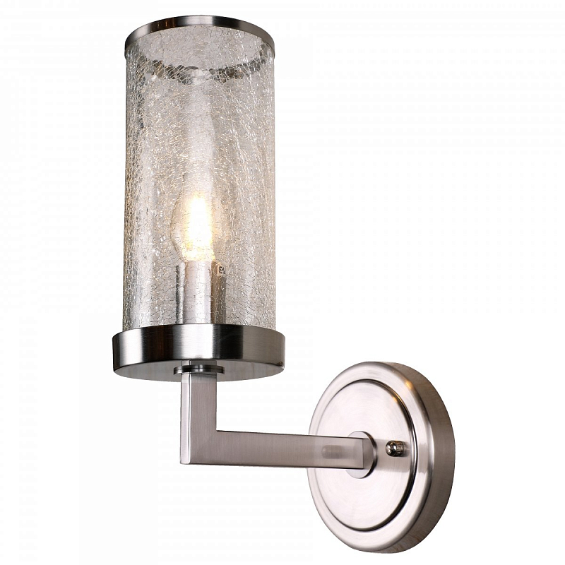 Бра LIAISON Single Arm Sconce Wall Lamp Silver Никель Прозрачный Бра LIAISON Single Arm Sconce Wall Lamp Silver Никель Прозрачный в Тюмени | Loft Concept