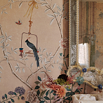 Обои ручная роспись Cecily pink варинант исполнения - 5 | Loft Concept в Тюмени