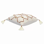 Подушка декоративная с геометрическим узором и кисточками Divine Abstractions варинант исполнения - 1 | Loft Concept в Тюмени