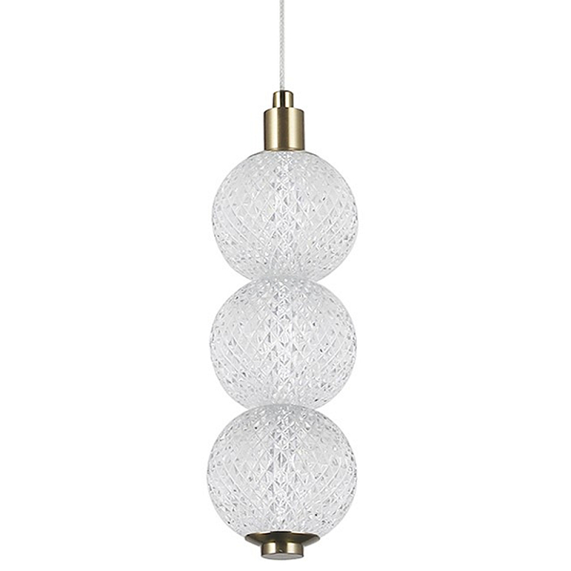 Подвесной светодиодный светильник Crystal Globule Hanging Lamp Прозрачный Бронза Подвесной светодиодный светильник Crystal Globule Hanging Lamp Прозрачный Бронза в Тюмени | Loft Concept
