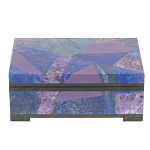 Шкатулка из натурального камня лазурит и чароит Stone Casket варинант исполнения - 2 | Loft Concept в Тюмени