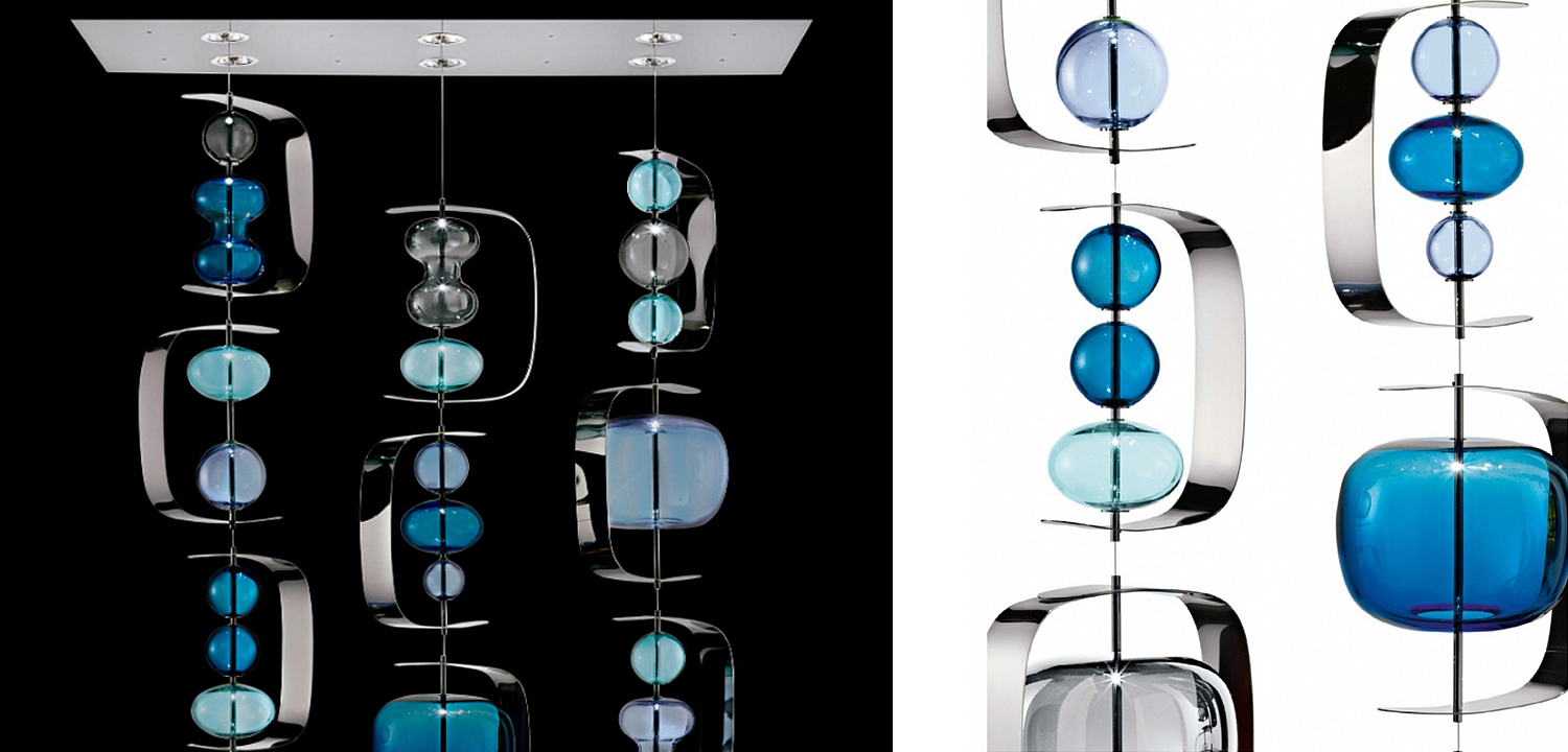 Светильник Barovier & Toso Manhattan Blue Светильник Barovier & Toso Manhattan Blue - Loft-Concept в Тюмени