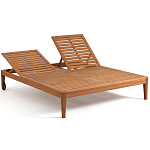 Шезлонг двухместный из эвкалипта Sunset варинант исполнения - 4 | Loft Concept в Тюмени