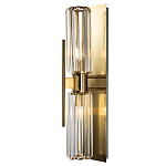 Бра с двумя хрустальными цилиндрическими плафонами Glass TUBE варинант исполнения - 2 | Loft Concept в Тюмени