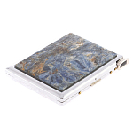 Портсигар на 10 сигарет с газовой зажигалкой из натурального камня Кианит Stone Cigarettes Cases варинант исполнения - 2 | Loft Concept в Тюмени