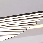 Люстра в виде распахнутых крыльев из тонких металлических планок Flight of Freedom варинант исполнения - 12 | Loft Concept в Тюмени