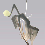 Торшер белая статуэтка Девушка Girl Carries Light Balls варинант исполнения - 2 | Loft Concept в Тюмени