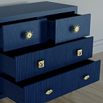 Бельевой Комод с 4 ящиками Elsa Dreams Blue варинант исполнения - 3 | Loft Concept в Тюмени