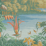 Обои ручная роспись Le Brésil Paille варинант исполнения - 3 | Loft Concept в Тюмени