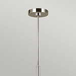 Люстра с 6-ю лампами на тонких изогнутых рожках в современном стиле Feiss варинант исполнения - 9 | Loft Concept в Тюмени