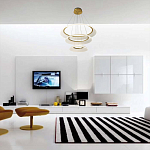 Люстра подвесная с 3-мя кольцевыми светодиодными лампами Catcher варинант исполнения - 2 | Loft Concept в Тюмени