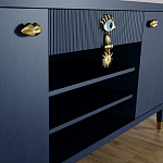 Комод-буфет Elsa Dreams Blue с открытыми полками   варинант исполнения - 4 | Loft Concept в Тюмени