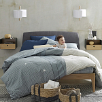 Бра из металла и дерева Ruell White Metal Wooden Wall Lamp варинант исполнения - 4 | Loft Concept в Тюмени