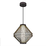 Подвесной светильник с плетеным металлическим каркасом Metal Interweaving варинант исполнения - 1 | Loft Concept в Тюмени