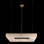 Люстра с квадратным каменным плафоном Calcite Square Light варинант исполнения - 2 | Loft Concept в Тюмени