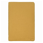 Плед из шерсти цвета охры с бахарамой Waffle Comfort варинант исполнения - 1 | Loft Concept в Тюмени