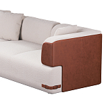 Трехместный диван Richmond с кожаной отделкой варинант исполнения - 6 | Loft Concept в Тюмени