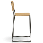 Дизайнерский стул с каркасом из металла с плетеными сиденьем и спинкой GREEN POINT Chair варинант исполнения - 14 | Loft Concept в Тюмени