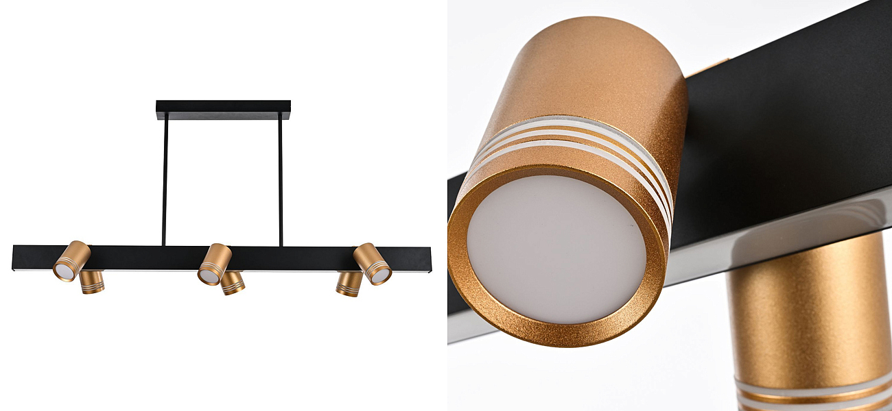 Люстра 6 спотов+LED подсветка Neoteric Люстра 6 спотов+LED подсветка Neoteric - Loft-Concept в Тюмени