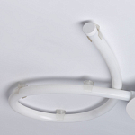 Люстра белого цвета с тремя изогнутыми светодиоидными плафонами Luke Lampco Tracer Lamp варинант исполнения - 8 | Loft Concept в Тюмени