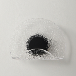 Бра из текстурированного прозрачного стекла с изогнутым краем Textured Glass  варинант исполнения - 4 | Loft Concept в Тюмени