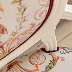 Полукресло из массива бука бежевое с растительным орнаментом Raffael Angel Beige Chair варинант исполнения - 6 | Loft Concept в Тюмени