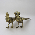 Статуэтка бронзовая пара Фазаны Bronze Birds варинант исполнения - 3 | Loft Concept в Тюмени