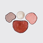 Сет из 4-х тарелок «QARTZITE» варинант исполнения - 1 | Loft Concept в Тюмени