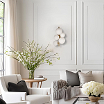 Бра с золотым основанием и 5-ю белыми шарообразными плафонами Bubble варинант исполнения - 4 | Loft Concept в Тюмени