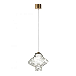 Подвесной светильник с плафоном из фактурного прозрачного стекла Light Ensemble варинант исполнения - 8 | Loft Concept в Тюмени