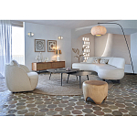 ТВ-тумба из массива тика Busto TV Stand варинант исполнения - 8 | Loft Concept в Тюмени