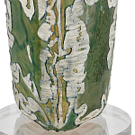 Настольная лампа керамическая с кремовым абажуром Scenic Column варинант исполнения - 2 | Loft Concept в Тюмени