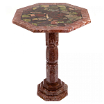 Кофейный стол из натуральных камней Лемезит и Яшма Natural Stone Tables варинант исполнения - 5 | Loft Concept в Тюмени