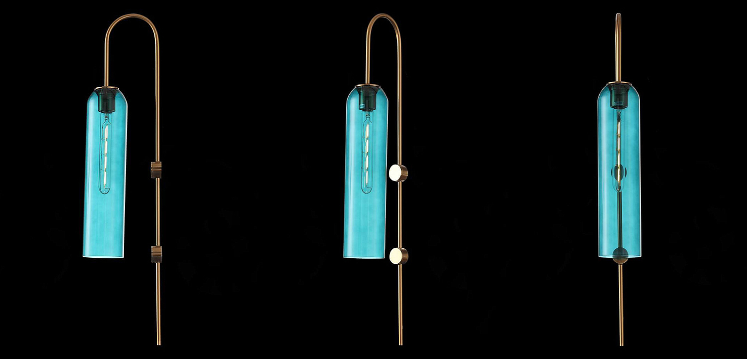Бра ARTICOLO float Wall Sconce Blue Бра ARTICOLO float Wall Sconce Blue - Loft-Concept в Тюмени