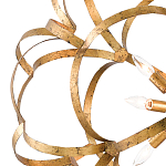 Люстра круглая в виде объёмного цветка Golden Flower Sphere варинант исполнения - 1 | Loft Concept в Тюмени