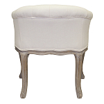 Кресло низкое в стиле прованс Бежевый Лен Louis French Armchair  варинант исполнения - 2 | Loft Concept в Тюмени