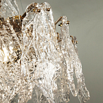 Люстра с декором из текстурированного стекла Textured Glass Chandelier 8 варинант исполнения - 5 | Loft Concept в Тюмени