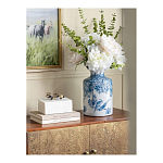 Ваза с мотивами цветущего сада с попугаями Vase Inspired by Nature варинант исполнения - 4 | Loft Concept в Тюмени