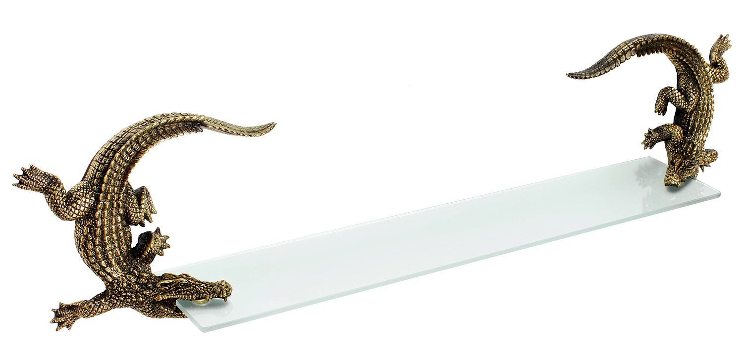 Полка для ванной Bronze Crocodiles - Loft-Concept в Тюмени