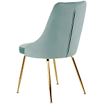 Стул в мятной велюровой обивке Ward Mint Velour Chair варинант исполнения - 4 | Loft Concept в Тюмени