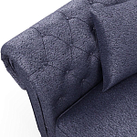 Мебельная ткань Шенилл синий цвет 138 см T4-33 варинант исполнения - 7 | Loft Concept в Тюмени